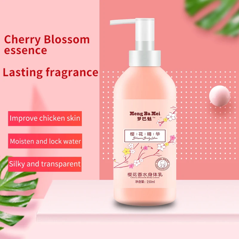 
Moisturizing Whitening Natural Perfume Cherry Blossom Body Lotion 