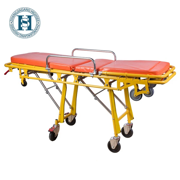 
2020 New hospital transport ambulance patient stretcher trolley 