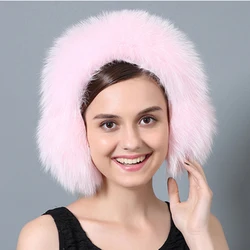 CX-A-72E Высокое качество оптовая продажа Мода зима теплая лиса меховые наушники