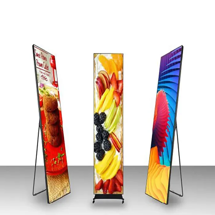 Indoor P1.25 P1.8 P1.9 Various Size High Brightness Led Digital Sign Advertising Led Poster Display Screen