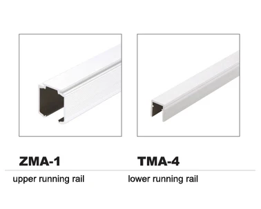 Стеклянные раздвижные складные гаражные двери фитинги