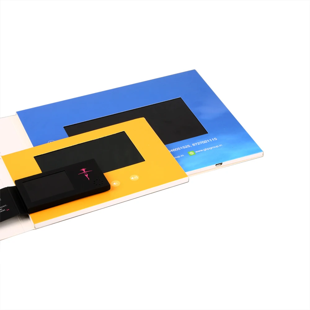Palm size Video greeting card for Business Gifts 2.4 inch lcd screen greeting card