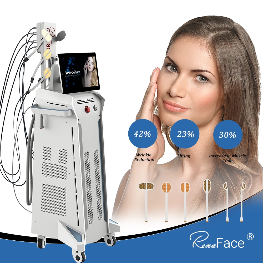 Technology Ems Radio Frequency Machine For Face Lift Anti Wrinkle And Anti Aging rf ems face lifting machine