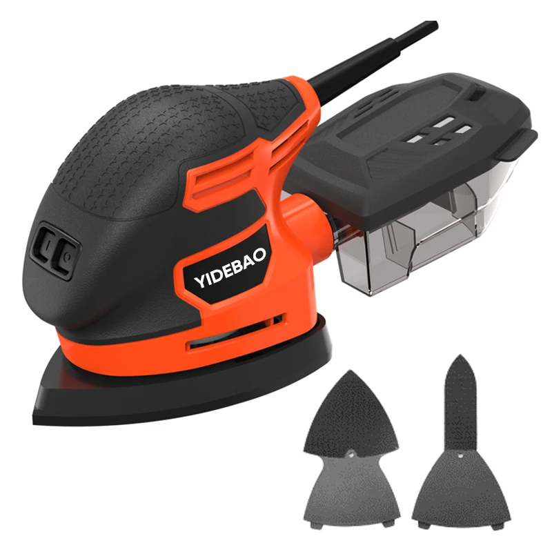 Electric Multi-Function 13000OPM LED Polishing Machines Mouse Detail Sander with Micro-Filter Dust Box