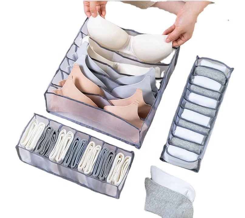 
Collapsible water wash simplicity underwear storage box for bra sock 