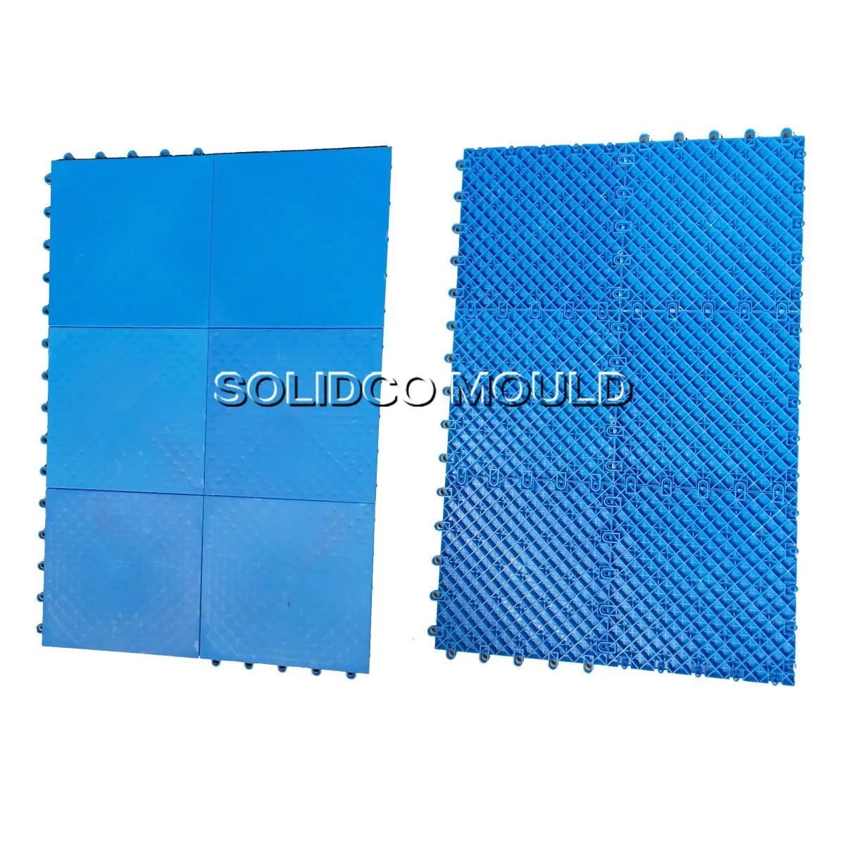 Plastic Pvc Interlock Floor Mat Mould Injection Plastic Floor Tile Mould