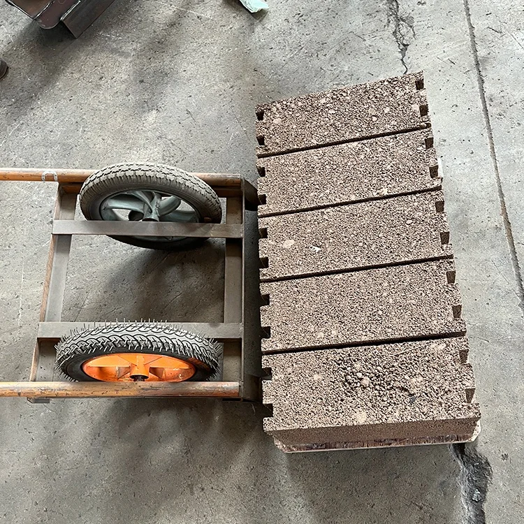 LONTA QTJ4-35A Semi Automatic Hydraulic Interlock Hollow Paver Mould Fly Ash Cement Concrete Brick Block Making Machine