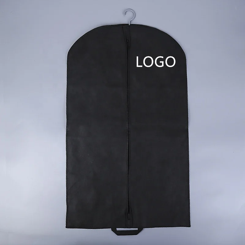 huahao wholesales custom 60inch extra long non woven suit cover garment bags for wedding dresses