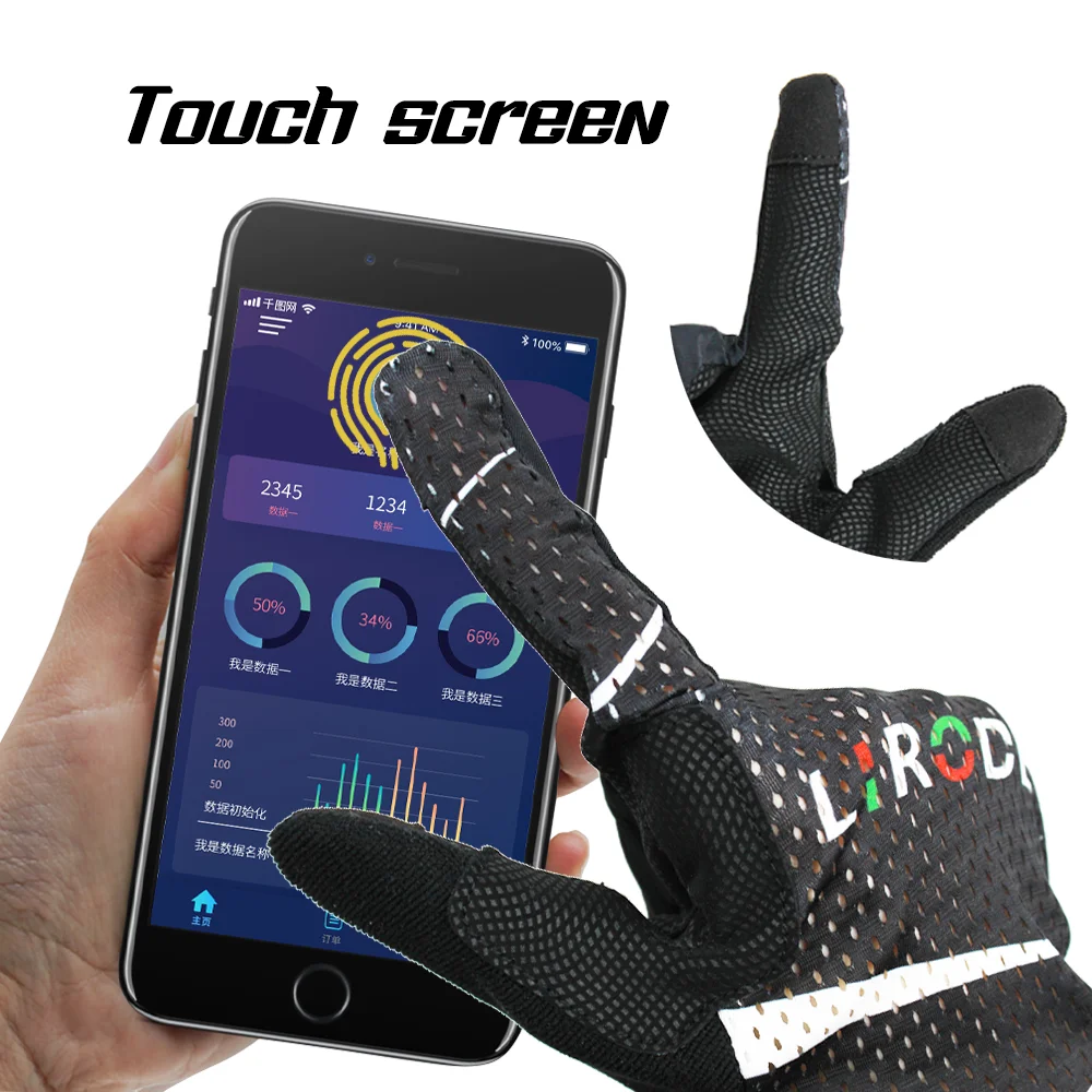 Premium Non Slip L-Grip Fabrics Palm Simracing Kart Driving Karting Gloves Custom Adult Youth Sim Racing Gloves for Sim Racers