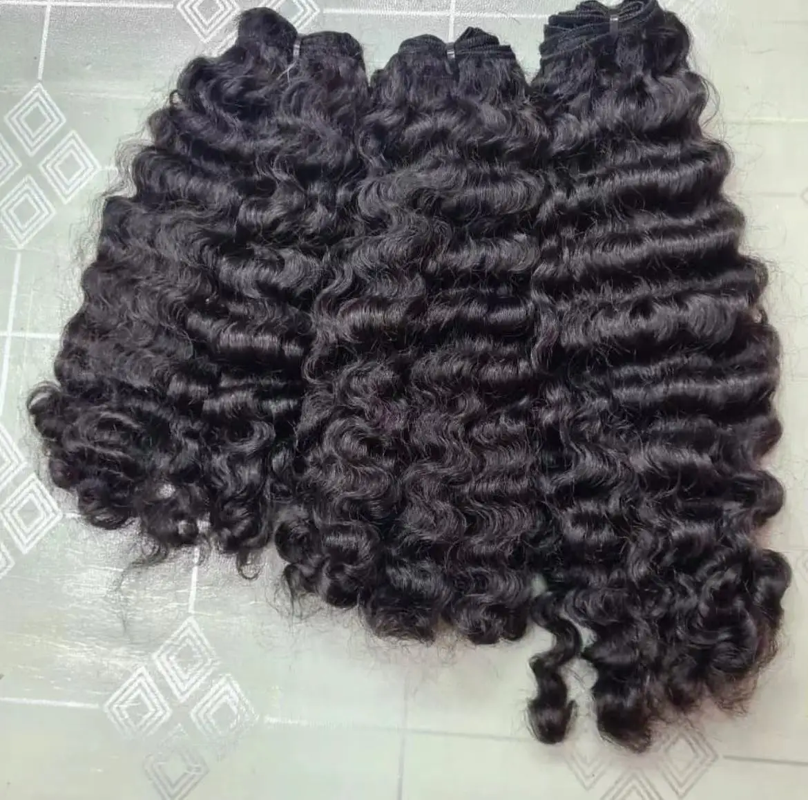 Wholesale Factory Price Burmese Curly Hair Vendor Unprocessed Human Deep Curly Raw Burmese Curly Virgin Hair For Women