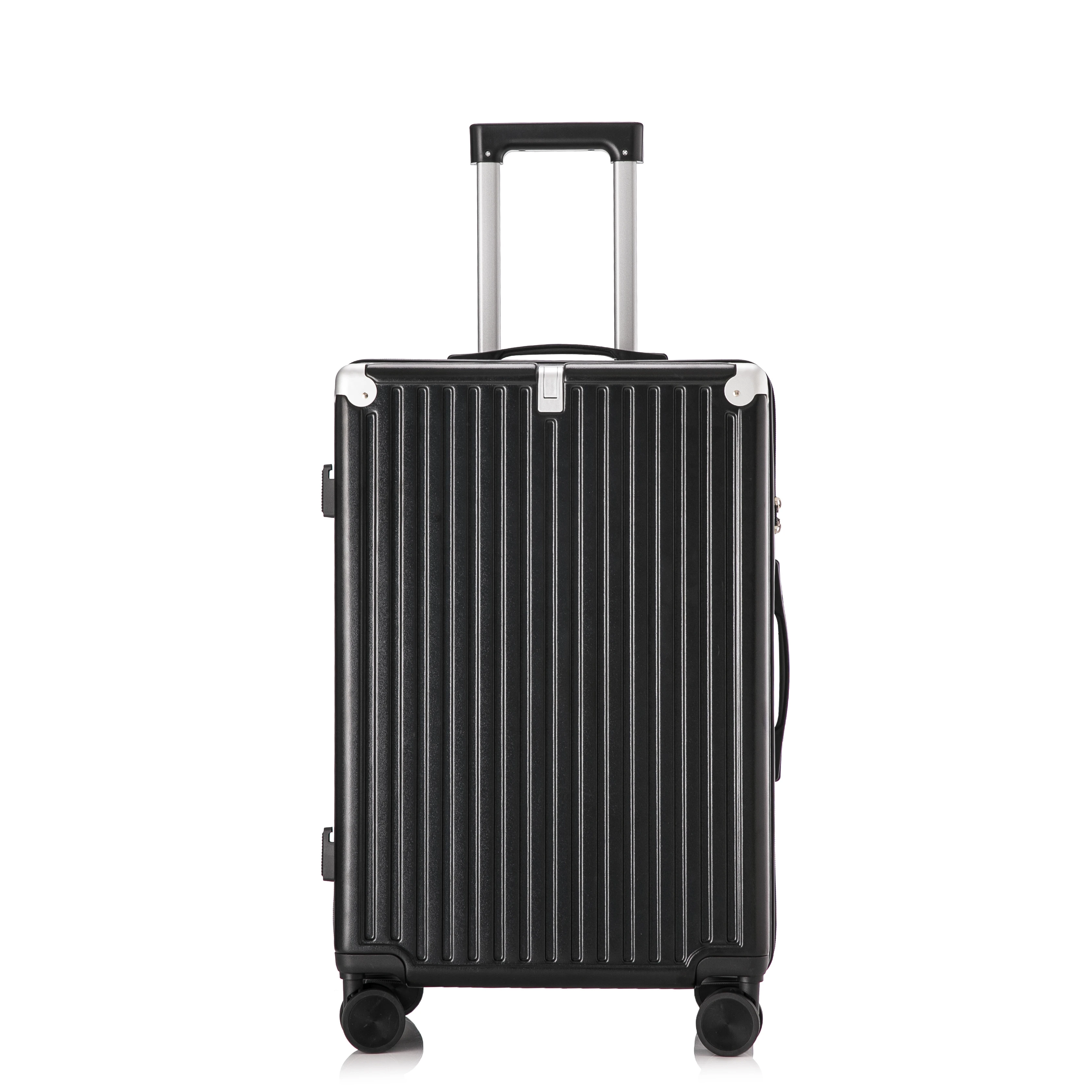 2024 New multi-function Luggage trolley case   password  suitcase 22 inch aluminium frame  boarding box with USBcharging port