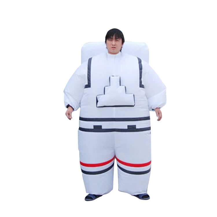 2021 New Design Good Quality Cosplay Spaceman Wearing White Inflatable Costume Spacesuit