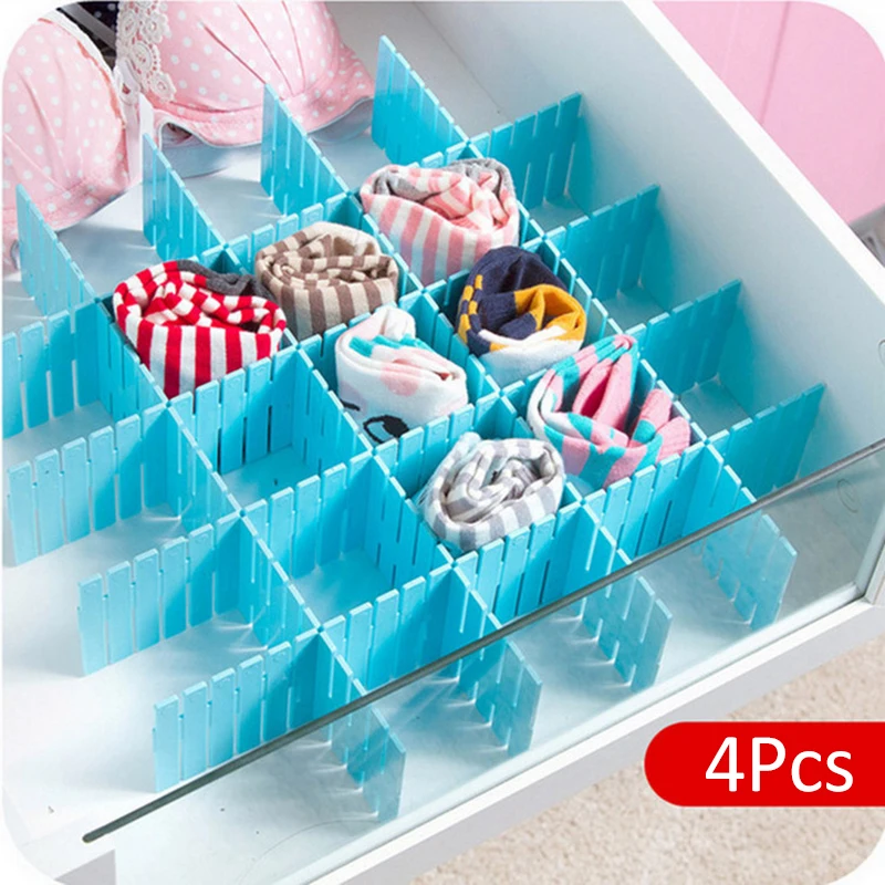 plastics storage boxesDiy internal adjustable grid partition finisherfoldable storage box