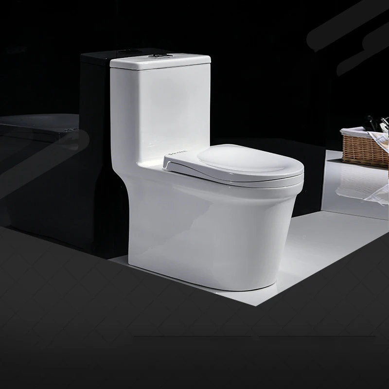 One Piece Toilet Ceramic Bathroom Toilet White Bathroom Toilet  with Center Flush Technology