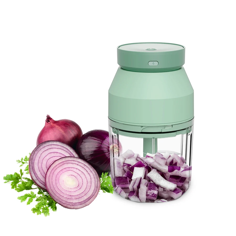 Kitchen Accessories Mini Manual Hand Pull Chopper PP Blade Garlic Cutter for Vegetables Fruits Meat Shredder