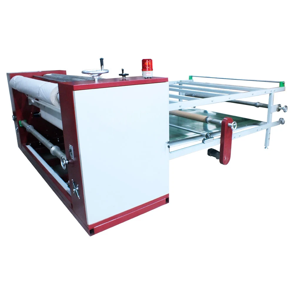 1.7m multi-function mini 360 sublimation transfer textile roll fabric rotary printing drum calender roller heat press machine