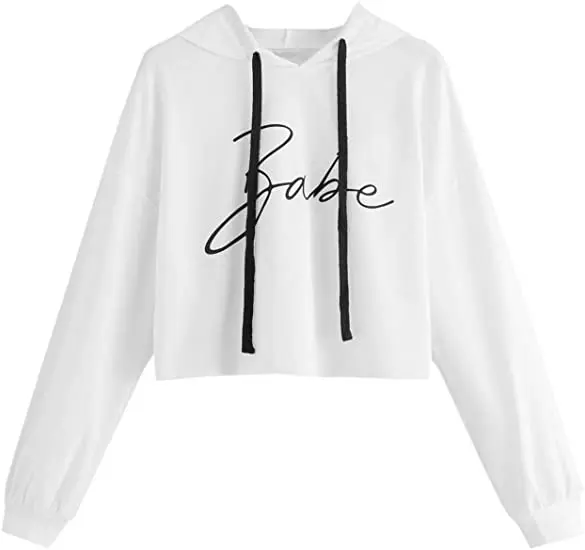 local brand best essentials hoodie white crop top hoodies for girls