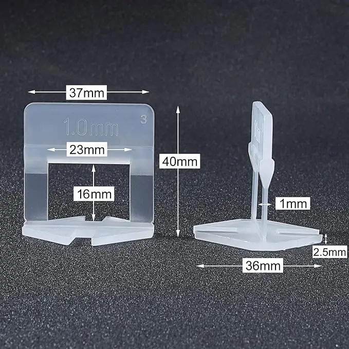 Professional Standard Level Ceramic Tile Accessories Industrial Design Tile Trimming Spacers Clips Levelling System Floor Use