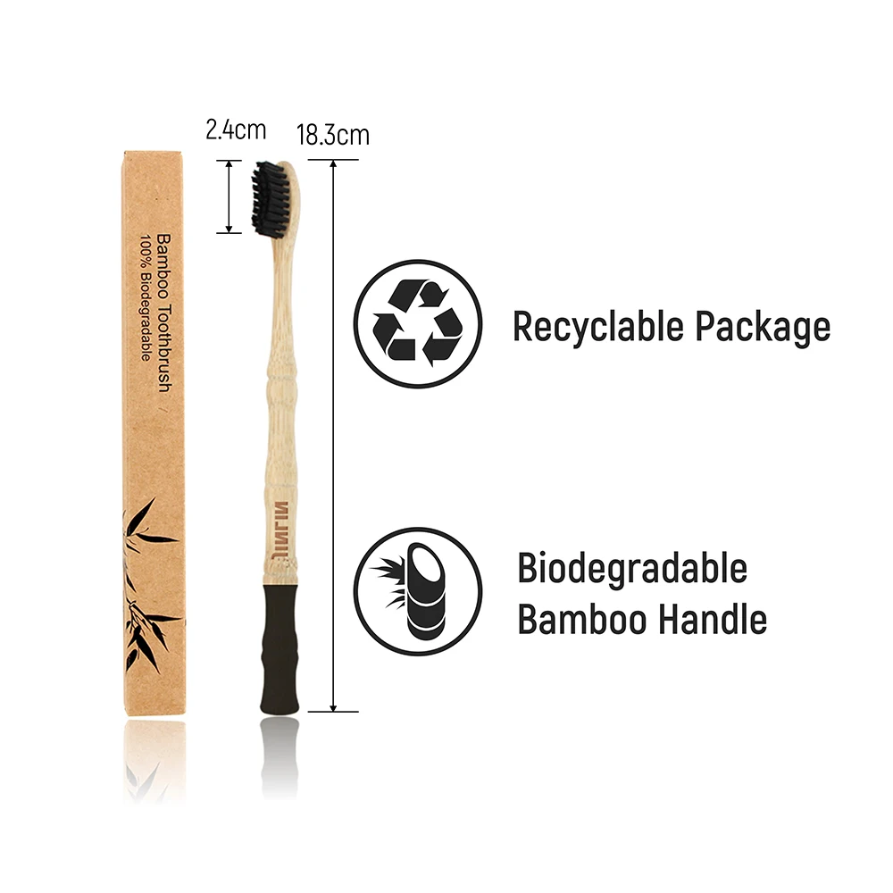 Disposable Amenities Dental Kit Bamboo Dental Kit Individually Full Wrapped Ultra-fine Ultra Bamboo Toothbrush