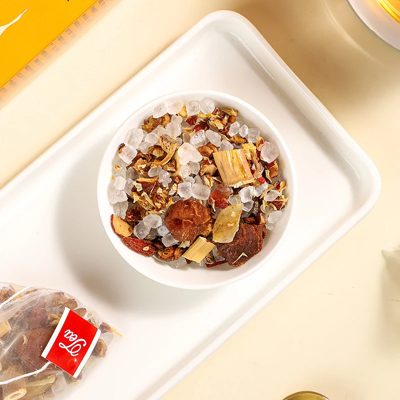 OEM/RTS Pear Soup High-Quality Ingredients Handpicked Selection Tea Bags in Triangle Shape good for health for adults