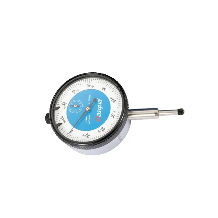 Высококачественный магнитный зажим Dasqua 0-10 мм, задней тип циферблата индикатора, 2 года гарантии, 0,01 индикатор циферблата, измерительный инструмент
