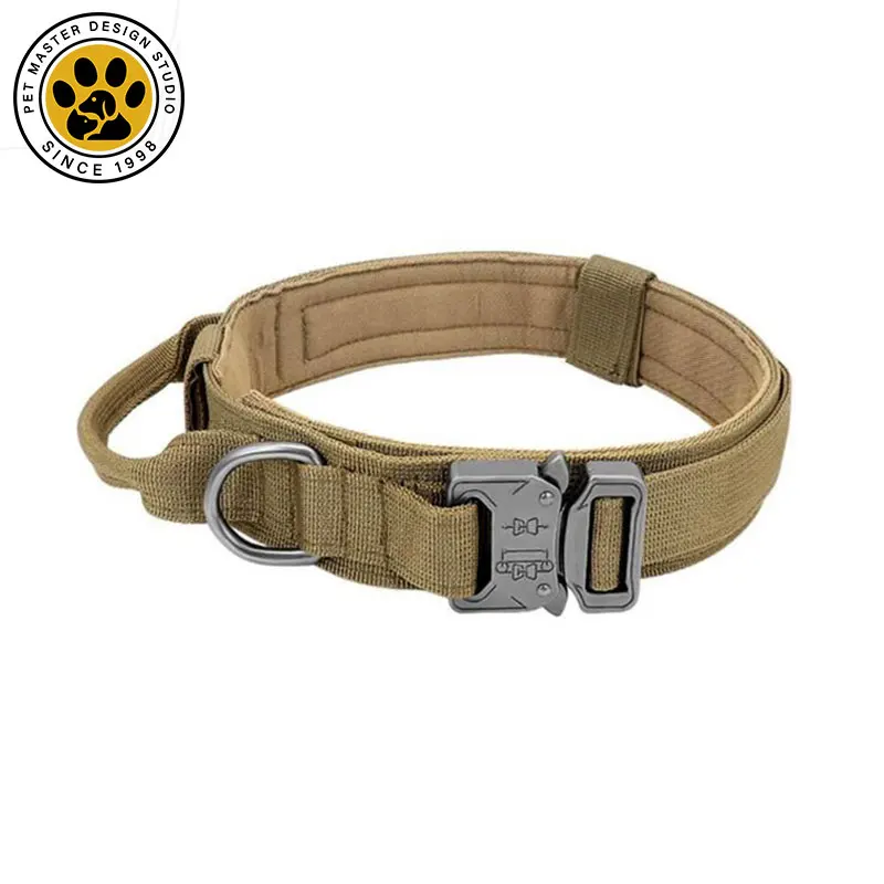 SinSky Puppy Collar Dog Collar Adjustable Quick Release Nylon Tactical Dog Collar for Small Medium Dog