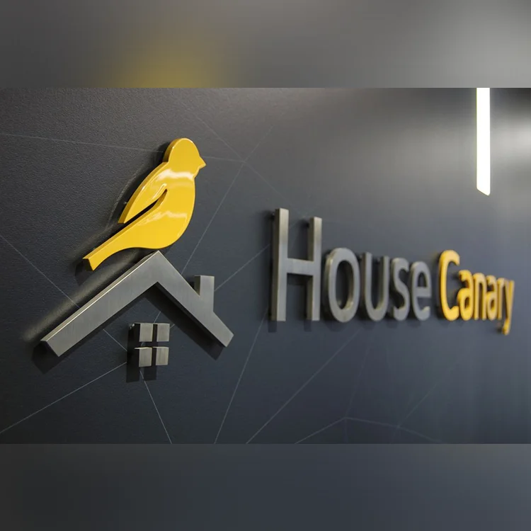 Stainless steel letters