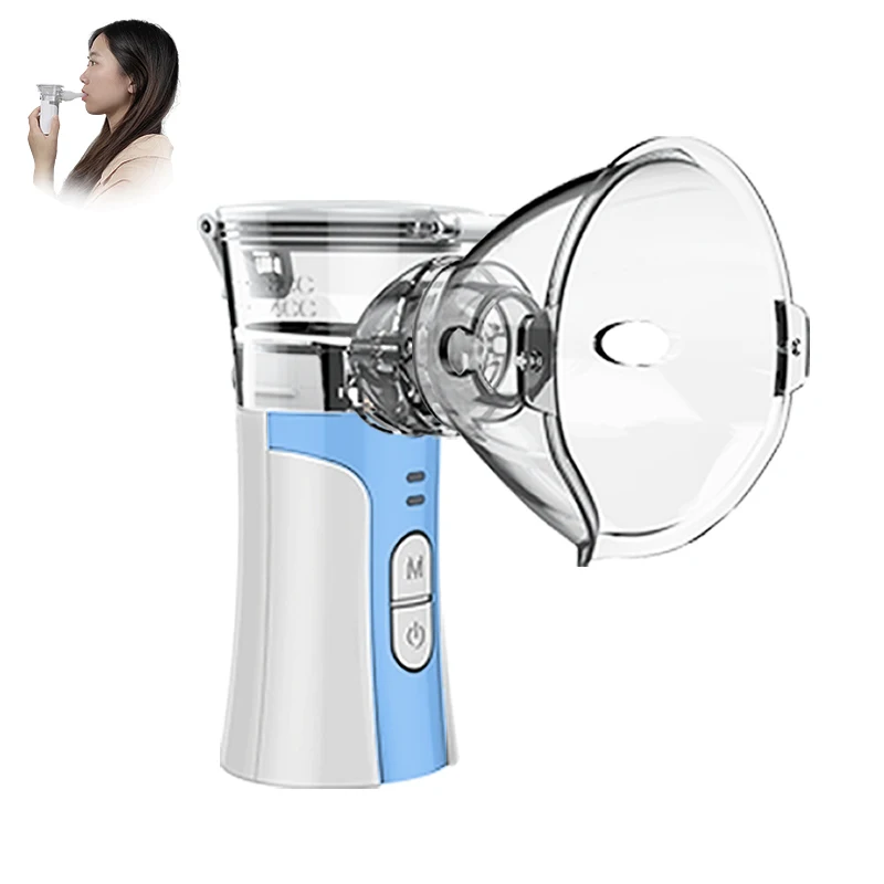 CE Approved Mini Handheld Portable Pocket Vibrating Ultrasonic Mesh Nebulizer Machine