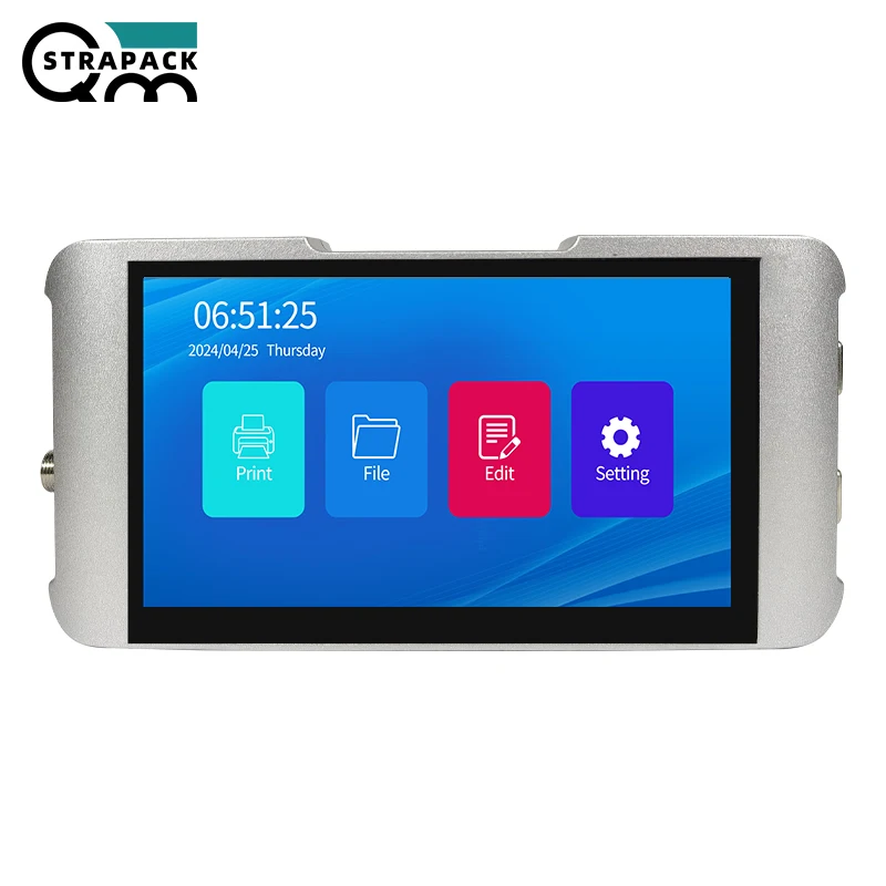 QMSTRAPACK Easy Inkjet coder machine production date marking printer online inkjet coding machine