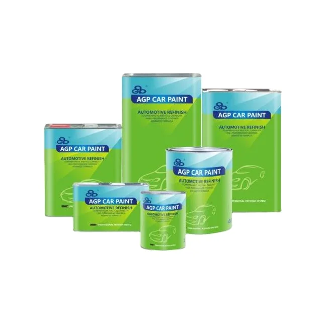 High quality 2K International Paint Yellow Green Car Repair Coating Car Paint