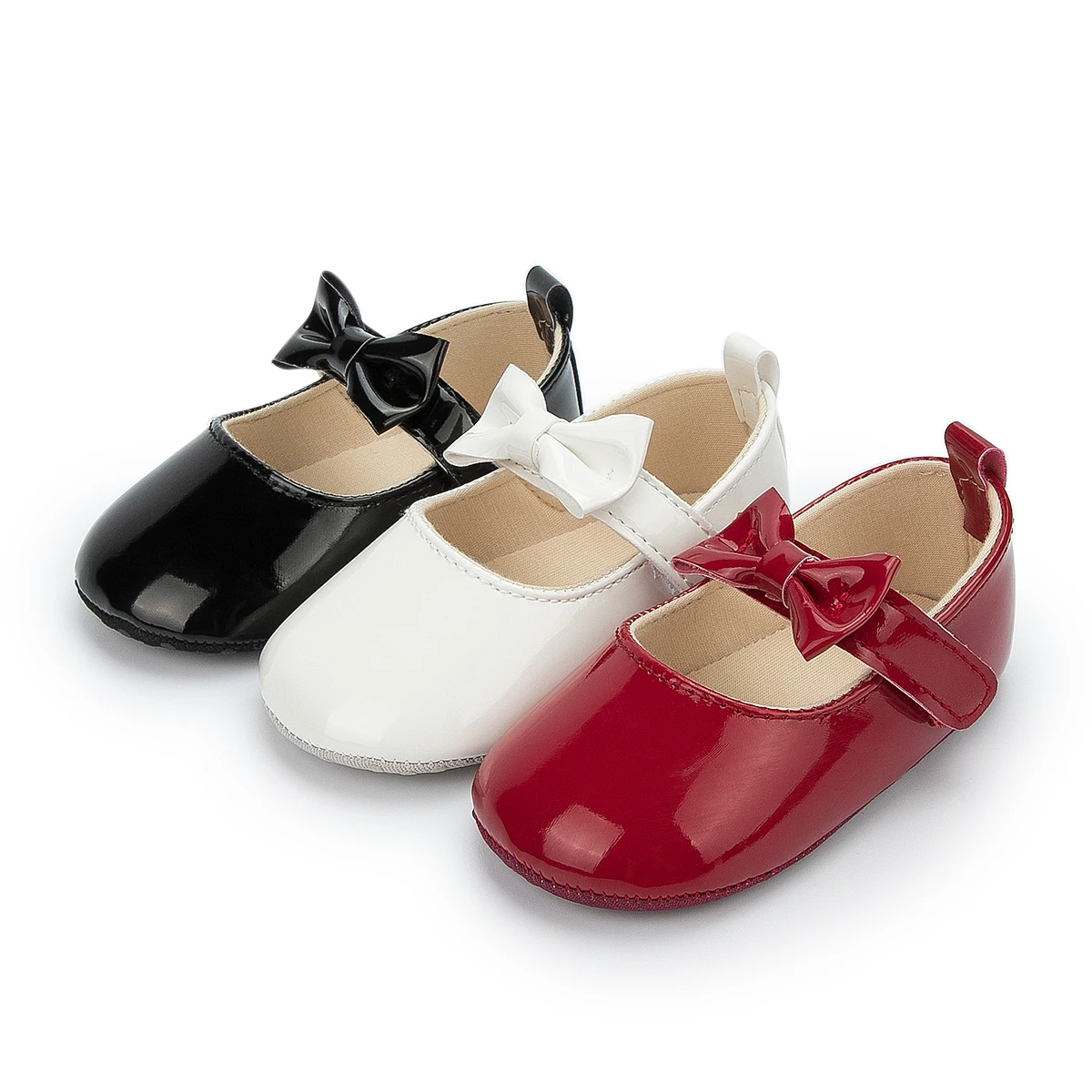 New Arrival Summer Pu Leather Bowknot Dress 0-18  Months Prince Party Baby Girl Shoes