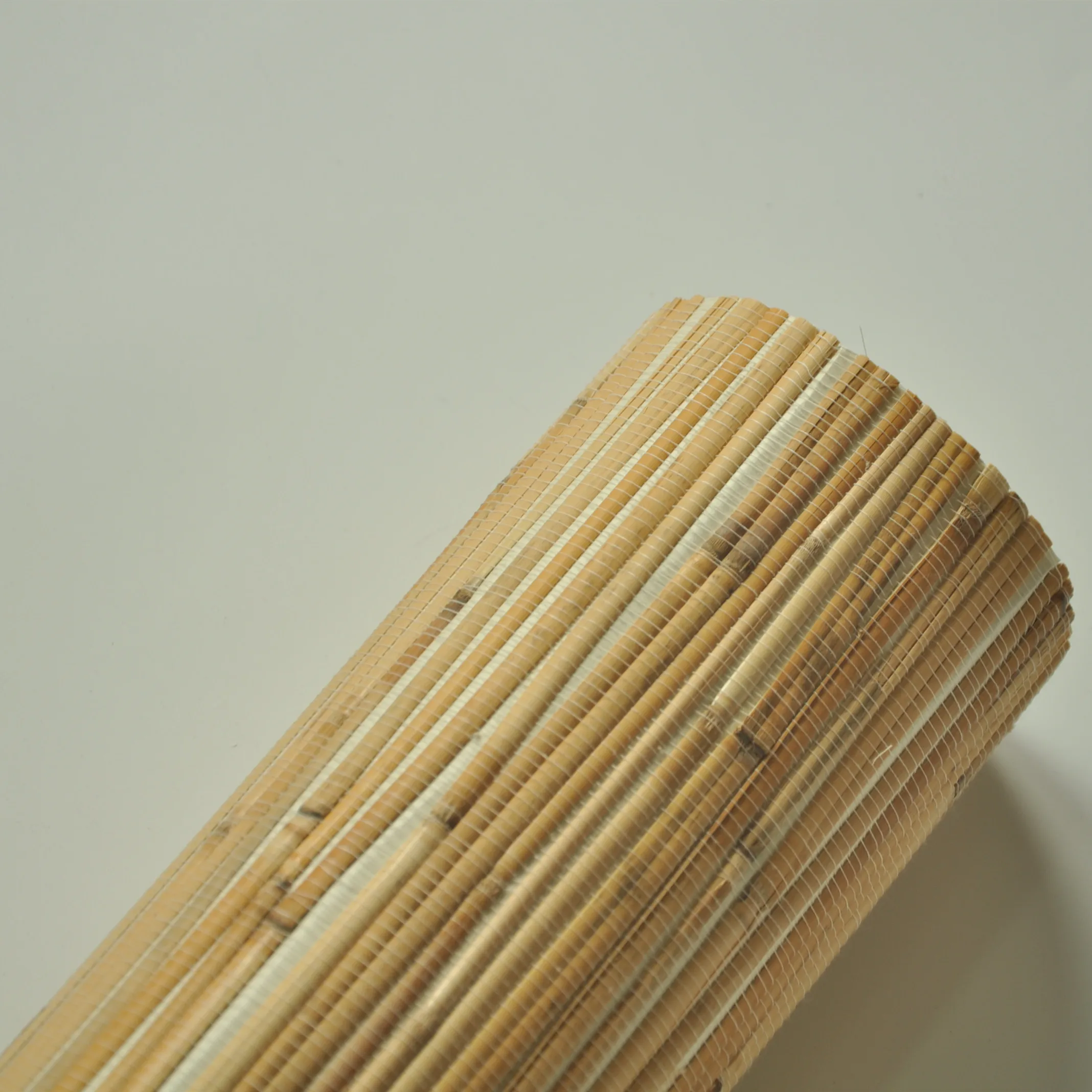 Free Sample MYWIND Beige Raw Hemp Natural Texture Office Decorative Wallpaper