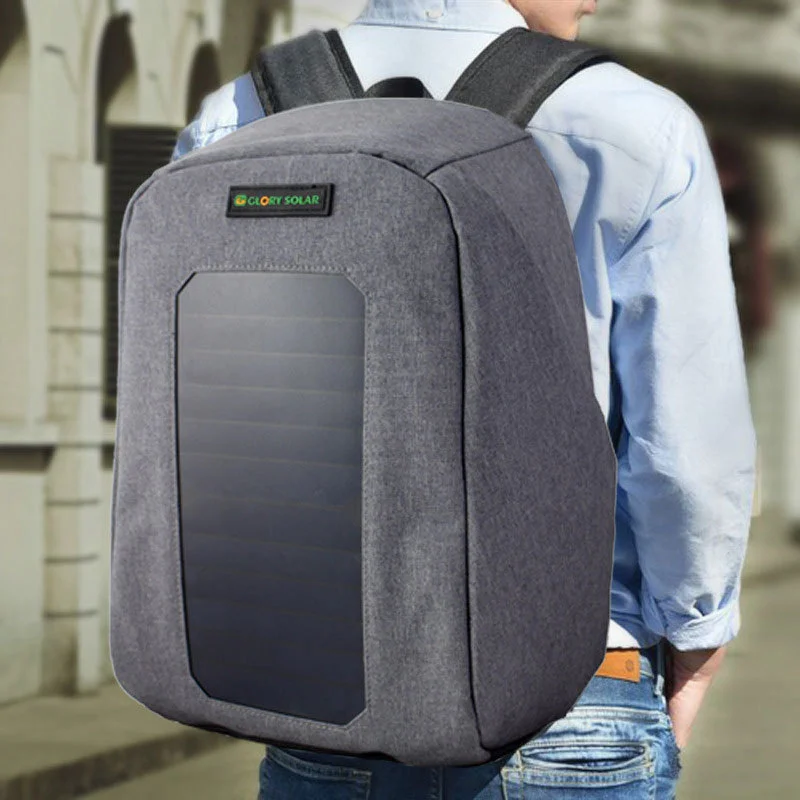 2024 New Hot Selling Smart Backpack Bag USB Charger Port Outdoor Travel Bag Customized Anti-Theft Solar BackpacK