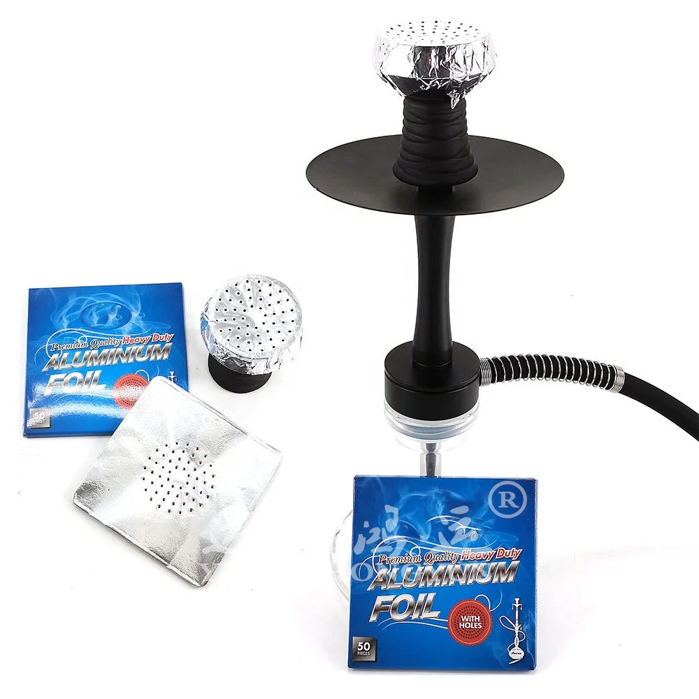 China Factory Direct Shisha Aluminium Foil With Hole Perforated Foil For Hookah Tobacco Bowl Accessories