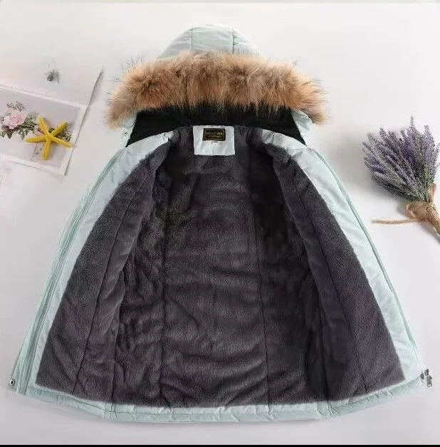 New Arrival Competitive Price Windproof Cotton-padded Loose Coat in Autumn and Winter for Girls