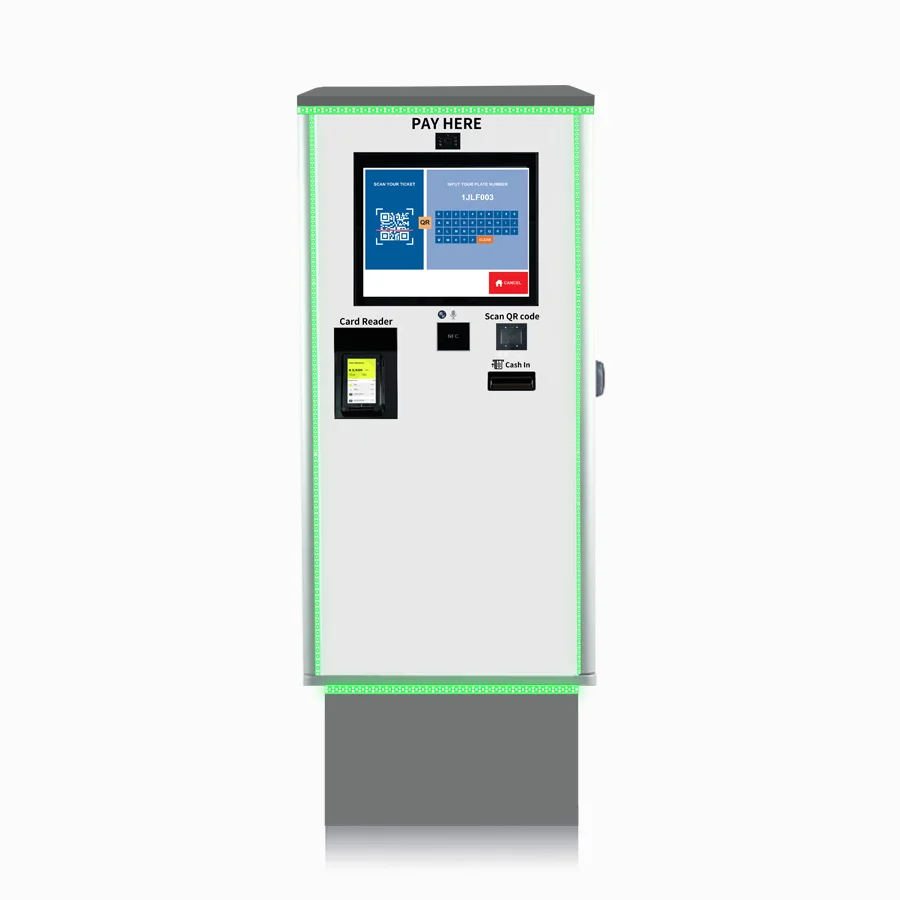 Health Parking Kiosk Coin Cash Bill Recycling Parking Payment Terminal Manufacturers