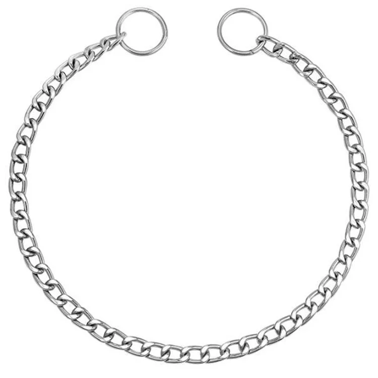 Hot Sale Metal P Chain Slip Chain Dog Training Choke Collar