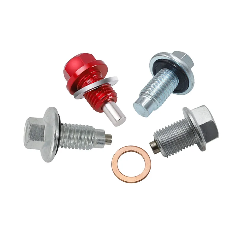 M12 M14 M16 M18, M20 stainless steel oil drain plug socket set Magnetic Oil Drain Screw Car Accessories Auto Oil Pan Drain Plug/