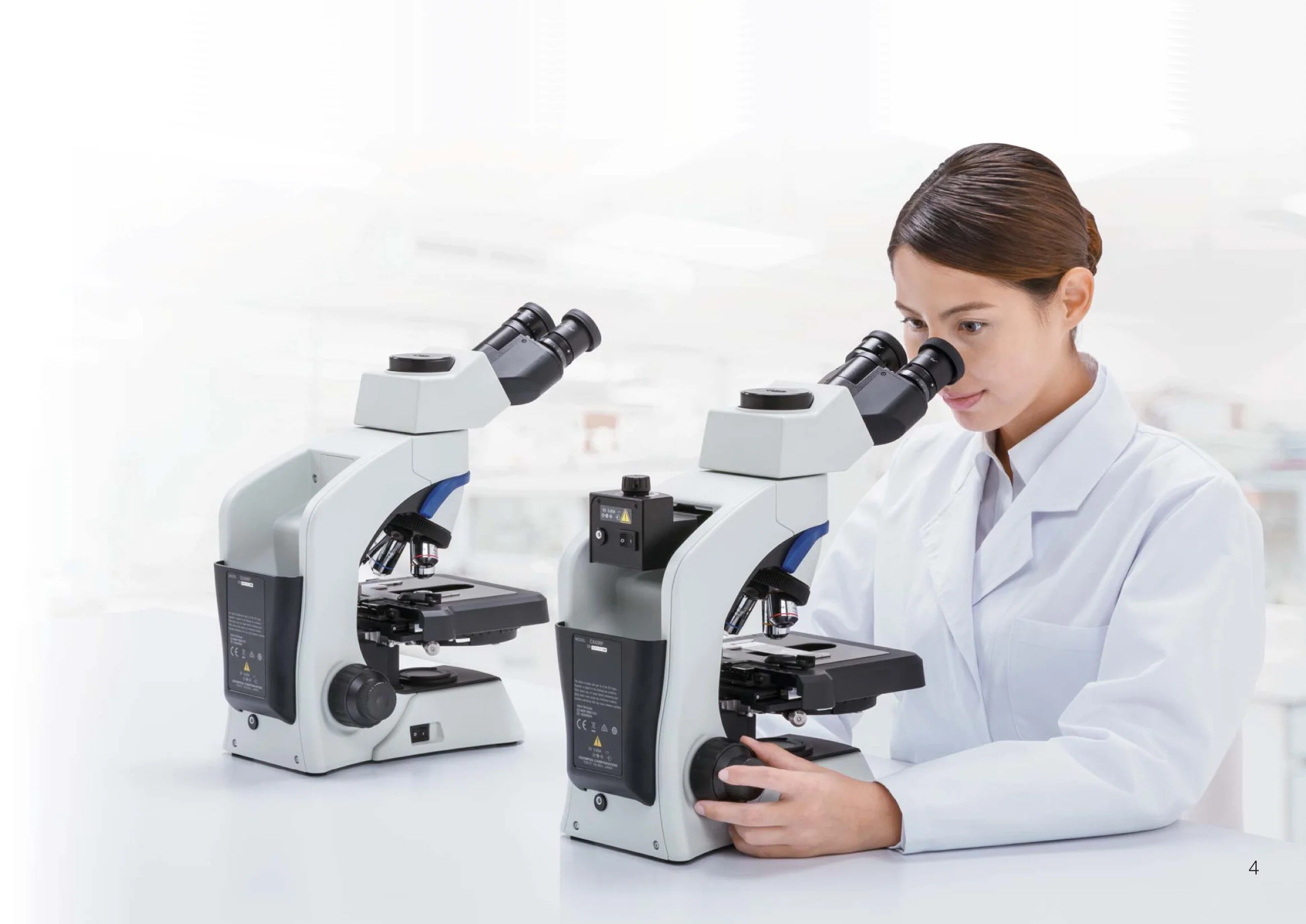 Comfortable and High-Throughput Routine Microscopy CX33 Medical Triocular Microscope for Human and Vet Use