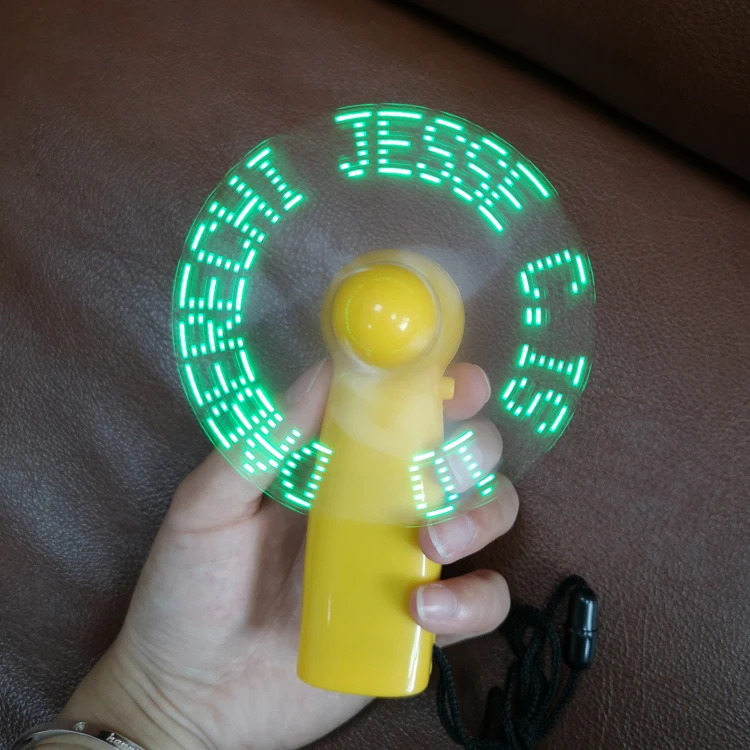 Идея для нового продукта 2021 портативный ручной вентиляционный охлаждающий уличный светодиодный мини-вентилятор для сообщений