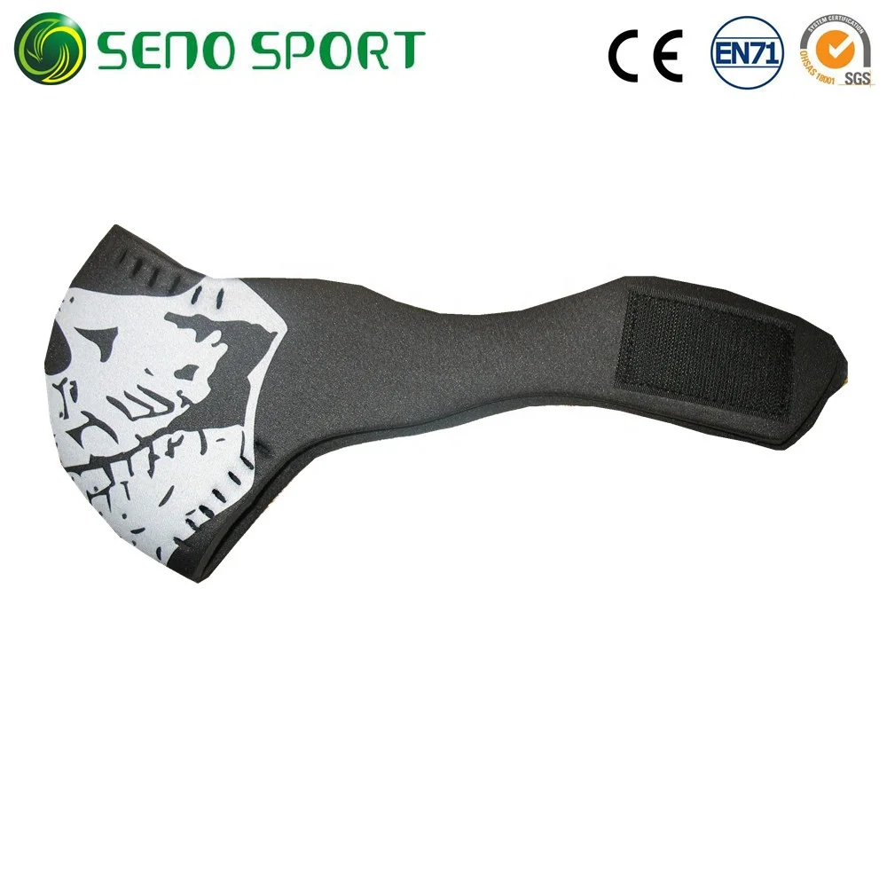 Factory Sales Skull Heads Neoprene Winter Cycling Half Face Mask