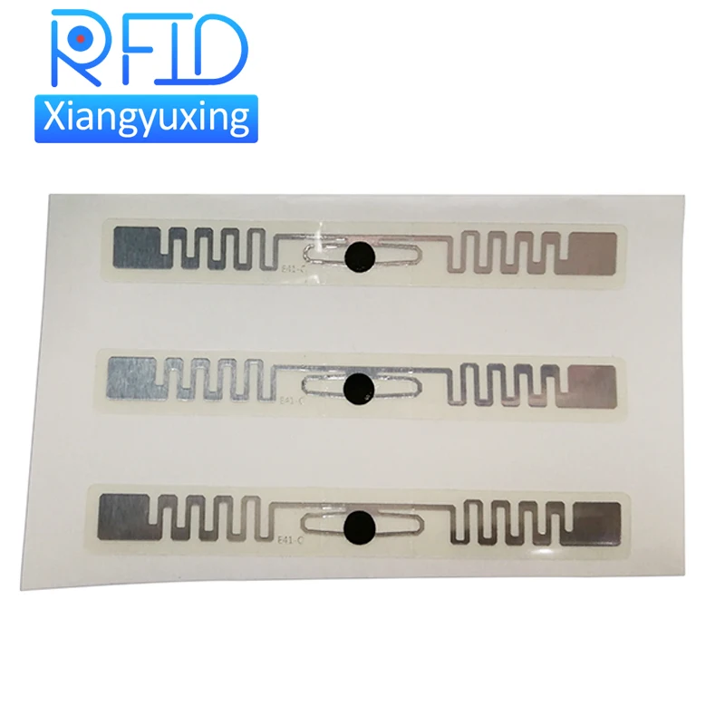 Low price rfid dry inlay EPC gen2 UHF long range inlay for clothing sheets, bed covers hang tag label sticker