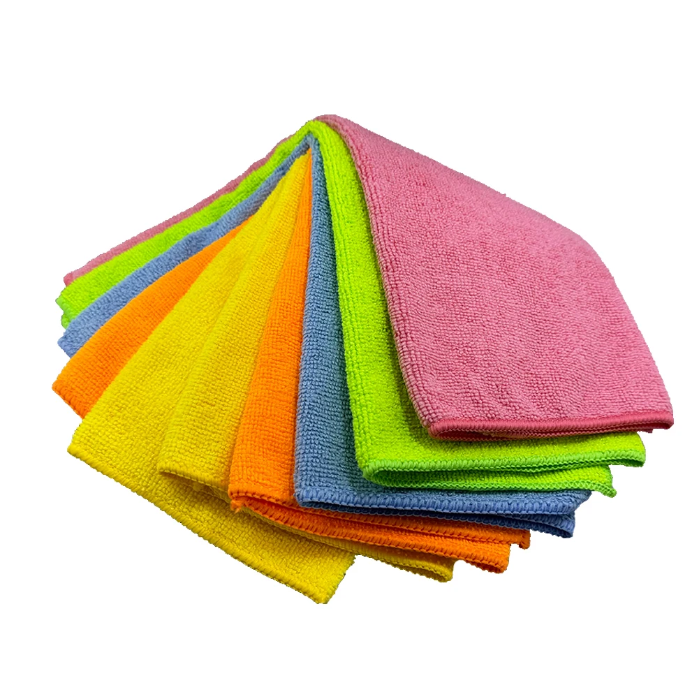Premium 16x16 Inch Microfiber Towels 12 Pack Cleaning Cloths for Car Washing Ultra Absorbent Microfiber Cleaning Cloths