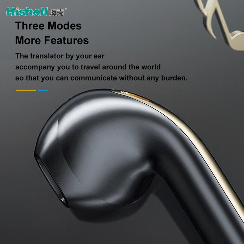 Voice Translation Earbuds 144 language Online Translate Wireless Voice Translator Headset Earphone