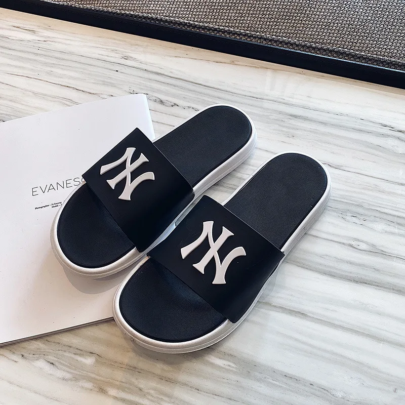 2024 Шлепанцы мужские летние модные шлепанцы уличные Нескользящие пляжные туфли Модные Отличительные