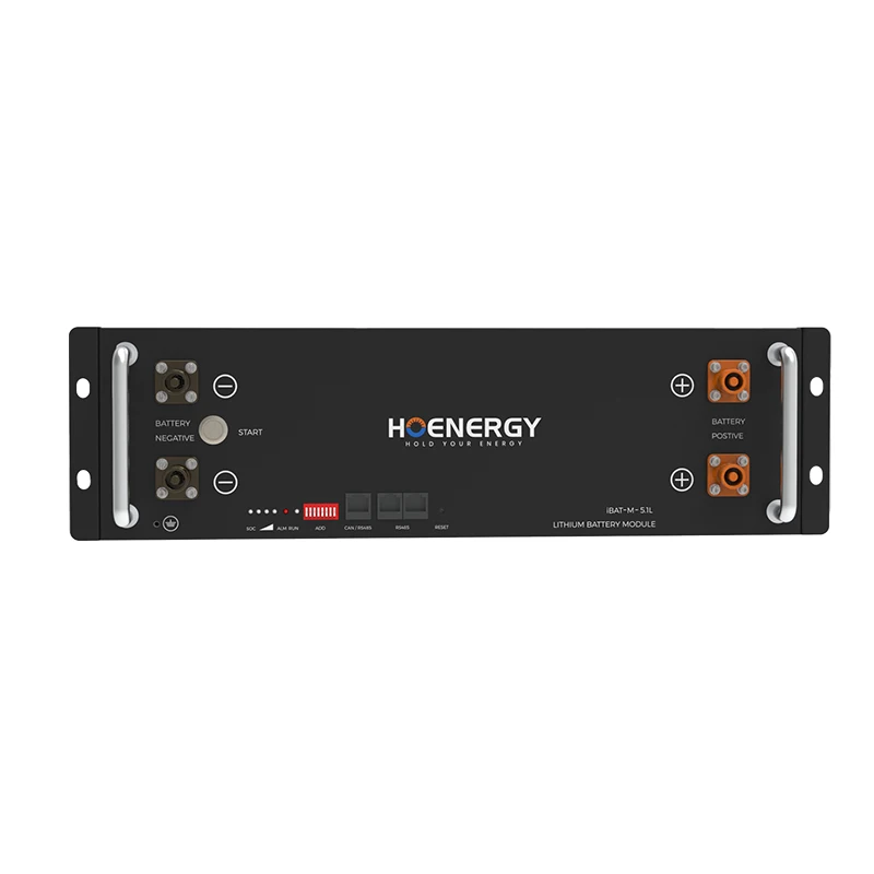 Hoenergy manufacturer iBAT-M-5.1L 3U size low voltage battery pack for many inverters built into BMS