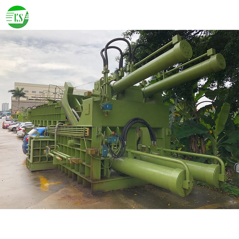 400T stainless steel baler machine Horizontal Hydraulic Scrap Iron Metal Compress Baler