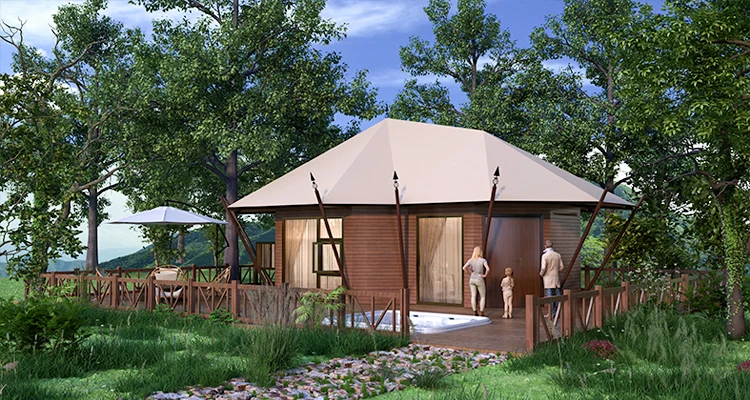 Luxury Lodge Tent Star-Rate Glamping Hotel Tent Four Seasons