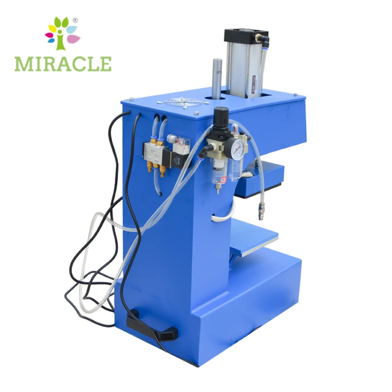 15x15 Heat Press Machine 15 X 15cm Pneumatic Logo Printing Machine For Small Size Textile Printing