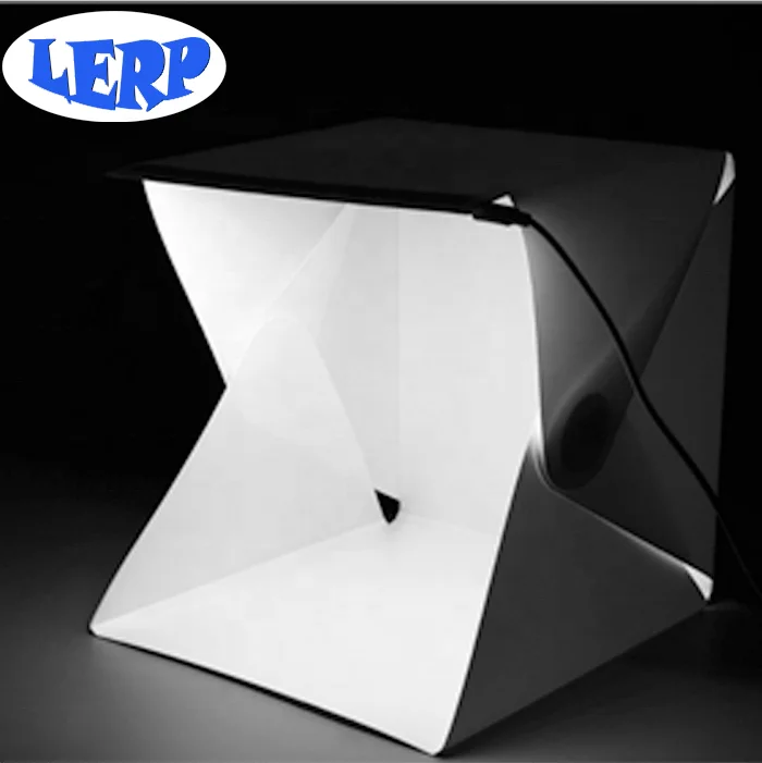  Портативный складной светодиодный мини-Лайтбокс для фотостудии Lerp фотостудия мобильного телефона или камеры с 20/30/40